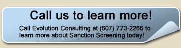 Contact Evolution Consulting about OIG Sanction Screening today!